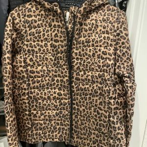 Gap leopard print outerwear